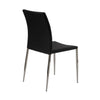 Stackable Black Leatherette Guest or Conference Chair (Set of 4)