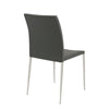 Stackable Gray Leatherette Guest or Conference Chair (Set of 4)