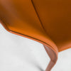 Stylish Cognac Regenerated Leather Guest or Conference Chairs (Set of 2)