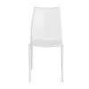 Stylish White Regenerated Leather Guest or Conference Chairs (Set of 2)