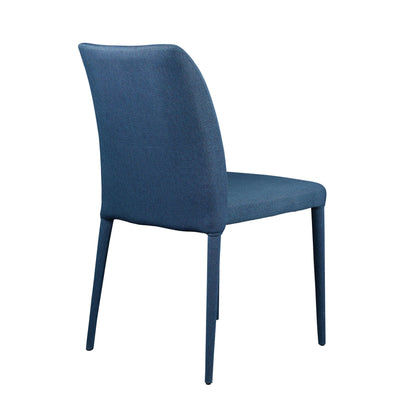 Blue Polyester Upholstered Guest / Conference Chairs (Set of 2)
