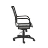 Casual Black Bungee-Back Rolling Office Chair
