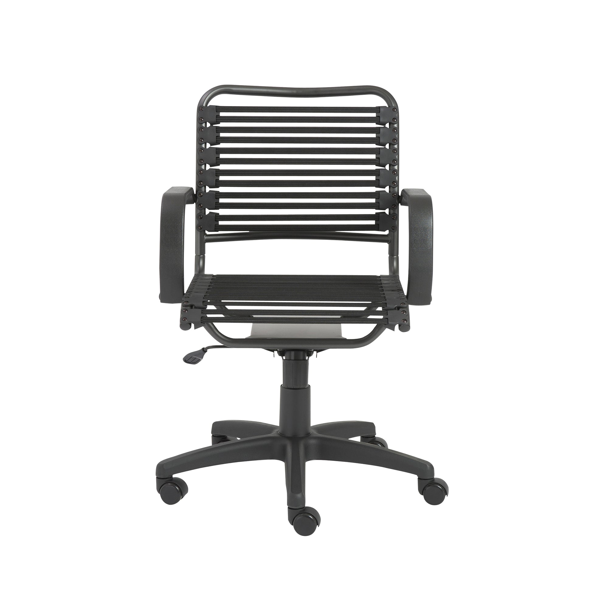 Black Mid Back Bungee Office Chair