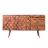 55" Stunning Indian Rosewood Credenza with Unique Pattern