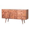 55" Stunning Indian Rosewood Credenza with Unique Pattern