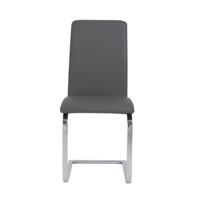 Sophisticated Black Leatherette Guest or Conference Chair (Set of 2)