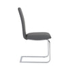 Sophisticated Black Leatherette Guest or Conference Chair (Set of 2)