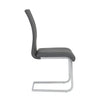 Extra Tall Gray Leatherette Guest or Conference Chair (Set of 4)