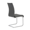 Extra Tall Gray Leatherette Guest or Conference Chair (Set of 4)