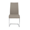 Extra Tall Taupe Leatherette Guest or Conference Chair (Set of 4)