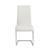 Extra Tall White Leatherette Guest or Conference Chair (Set of 4)