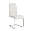 Extra Tall White Leatherette Guest or Conference Chair (Set of 4)