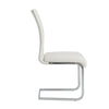 Extra Tall White Leatherette Guest or Conference Chair (Set of 4)