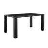 63" Lightweight Black Modern Conference Table