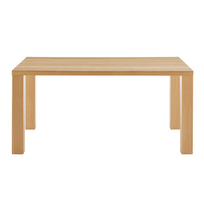 Modern Oak Lacquer 63" Executive Office Desk