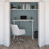 48" White Petite Adjustable Desk