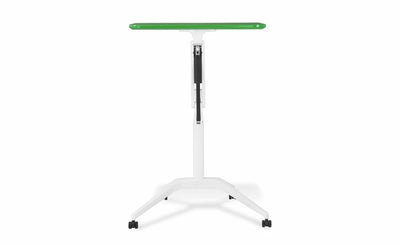 Sit or Stand Adjustable Office Desk in Blue, Red, Orange, or Green