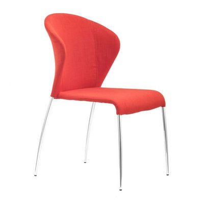 Tangerine Guest or Conference Chair w/ Curved Back (Set of 4)