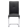 Sleek Black Guest or Conference Chair (Set of 2)
