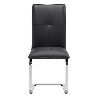 Sleek Black Guest or Conference Chair (Set of 2)