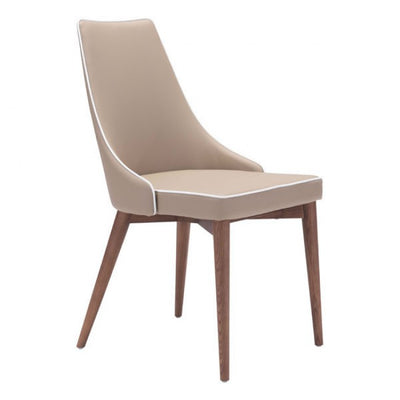 Classic Beige Wingback Guest or Conference Chair (Set of 2)