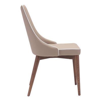 Classic Beige Wingback Guest or Conference Chair (Set of 2)