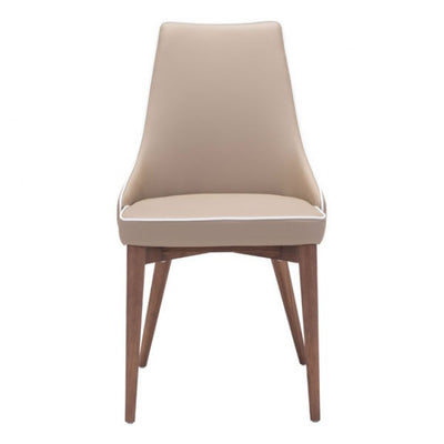 Classic Beige Wingback Guest or Conference Chair (Set of 2)