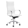 White High-Back Ergonomic Office Chair