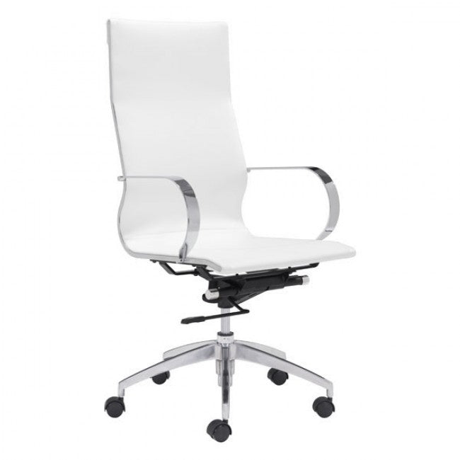White High-Back Ergonomic Office Chair