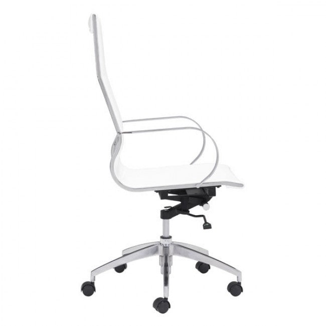 White High-Back Ergonomic Office Chair