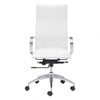 White High-Back Ergonomic Office Chair