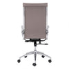 Taupe High-Back Ergonomic Office Chair