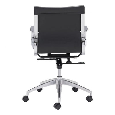 Black Low-Back Ergonomic Office Chair