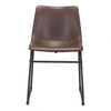 Brown Sculpted Vintage Guest or Conference Chair (Set of 2)