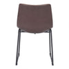 Brown Sculpted Vintage Guest or Conference Chair (Set of 2)