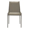 Stone Gray Leatherette Guest or Conference Chair (Set of 2)
