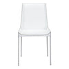 Clean White Leatherette Guest or Conference Chair (Set of 2)