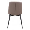 Curved Taupe Leatherette Guest or Conference Chair (Set of 2)