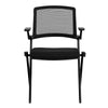 Folding Black Office Chair - Set of 2