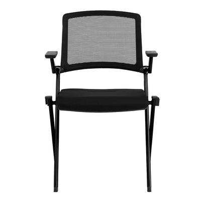 Folding Black Office Chair - Set of 2