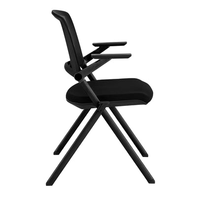 Folding Black Office Chair - Set of 2