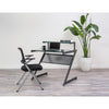 Folding Black Office Chair - Set of 2
