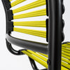 Armless Office Chair with Comfortable Lime Bungee Seat