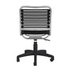 Flat Bungee Low Back Chair in Black