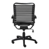 Black High Back Bungee Rolling Office Chair