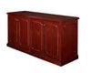 72" Premium Storage Credenza in Mahogany Finish