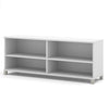 72" Modern White Credenza with Spacious Storage