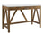 46" Walnut & Faux Marble Farmhouse Style Office Desk