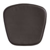 Classic Wire Frame Guest or Conference Chair w/ Espresso Cushion (Set of 2)