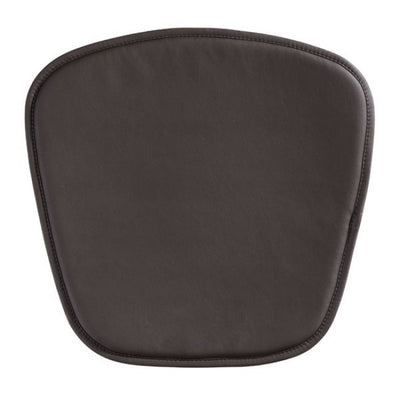 Classic Wire Frame Guest or Conference Chair w/ Espresso Cushion (Set of 2)